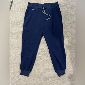 Figs navy scrub joggers